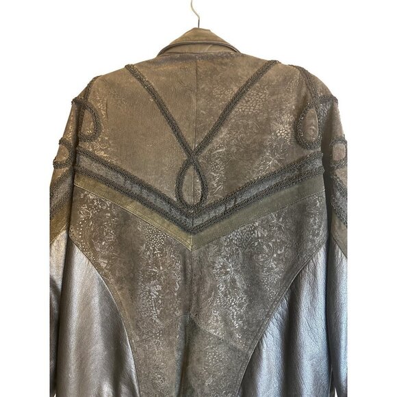 Vintage 80/90s Winlit Women’s Genuine Leather Jacket Size Medium / Sku Winlit0 - Picture 6 of 13